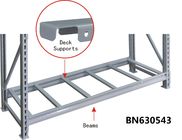 Zmontowany Heavy Duty Metal Shelving Rack Shrink Packed 3 Steel Deck Supports dostawca