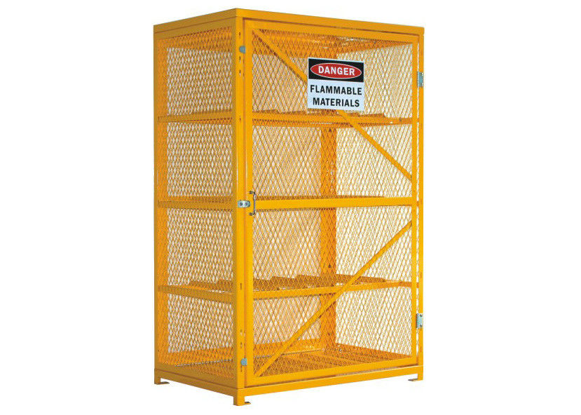 46 &amp;quot;Wide 12 Cylinder Storage Cabinet Propane Tank Cage Steel Top And Bottom dostawca