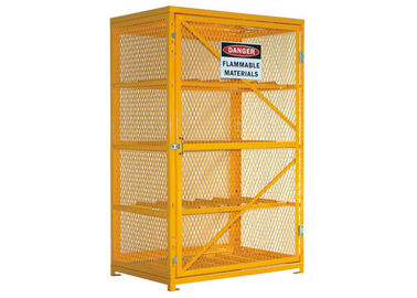 Chiny 46 &amp;quot;Wide 12 Cylinder Storage Cabinet Propane Tank Cage Steel Top And Bottom fabryka