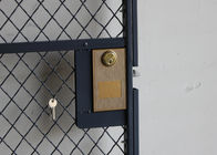 Pełnej wysokości siatkowe panele działowe Metalowe drzwi bezpieczeństwa dla systemu magazynowego dostawca