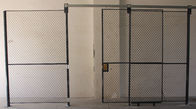 Pełnej wysokości siatkowe panele działowe Metalowe drzwi bezpieczeństwa dla systemu magazynowego dostawca