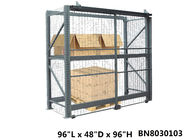 Inventory Secure Industrial Storage Cage, zamykane klatki paletowe 48 Inch Depth dostawca