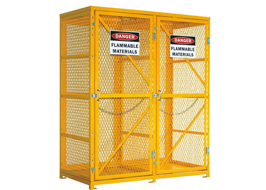 72 &amp;quot;Mesh Lpg Cylinder Storage Cabinet 65&amp;quot; Wysokie klatki bezpieczeństwa do butli gazowych dostawca